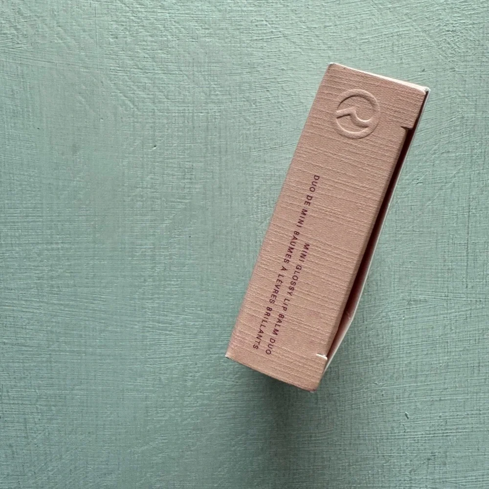NWT Rare Beauty by Selena Gomez Stay Vulnerable Mini Glossy Lip Balm Duo